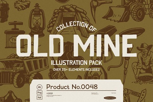OLD MINE ILLUSTRATIONS