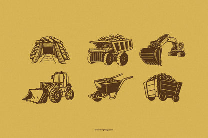 OLD MINE ILLUSTRATIONS