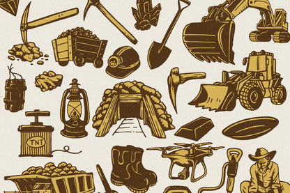 OLD MINE ILLUSTRATIONS