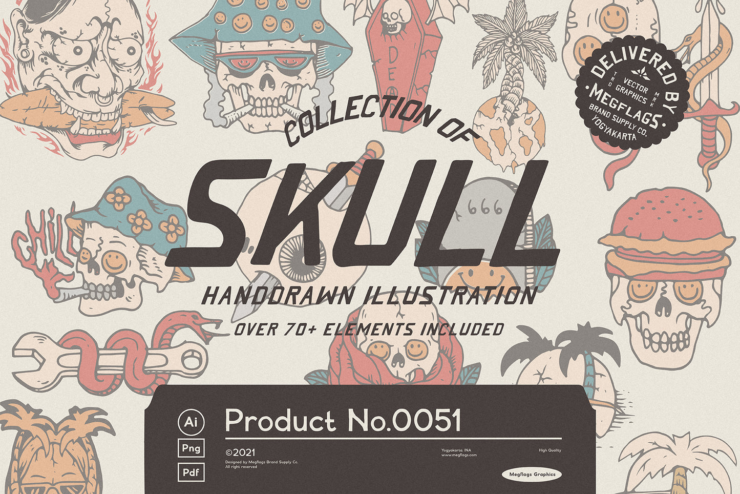 SKULL ILLUSTRATIONS