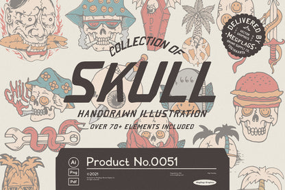 SKULL ILLUSTRATIONS