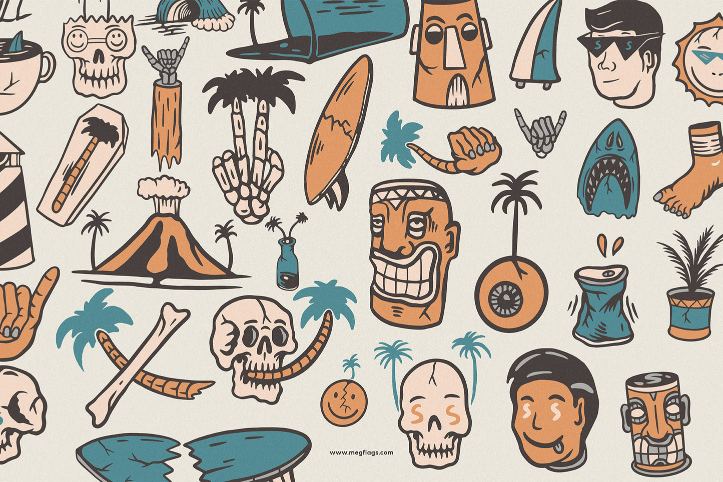 SKULL ILLUSTRATIONS