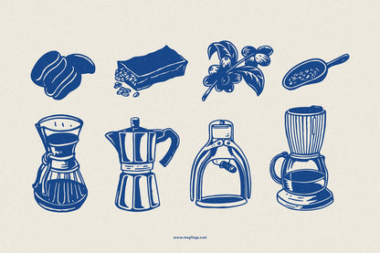 COFFEE ILLUSTRATIONS